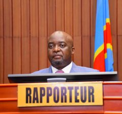 Le Rapporteur du Sénat Michel KANYIMBU