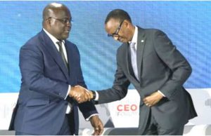 Félix Tshisekedi et Paul Kagame